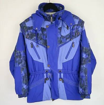 Vintage 90'S Windex Pro Retro Neon Ski Jacket SZ M (E1784) • $57.19