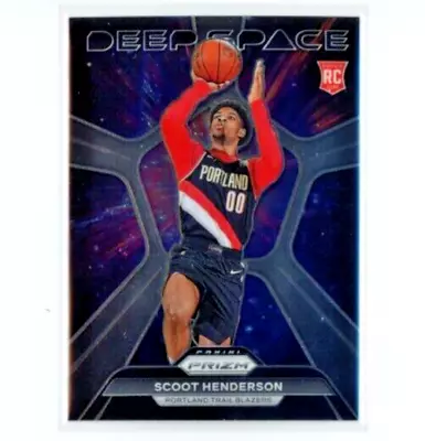 SCOOT HENDERSON 2023-24 Panini Prizm Deep Space Rookie #3 Trail Blazers RC • $1.95