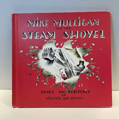 MIKE MULLIGAN AND HIS STEAM SHOVEL By Virginia Lee Burton 1939 Weekly Reader HC • $29.99