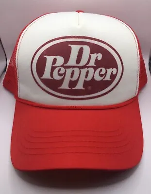 Dr Pepper Soda Officially Licensed Retro Vintage Logo Foam Trucker Hat Cap • $19.99