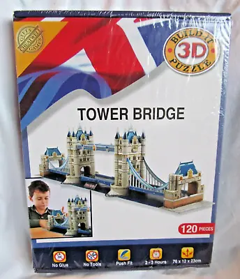 Build It 3D Tower Bridge Puzzle Cheatwell Games Adult Kids Christmas Gift London • £12.95
