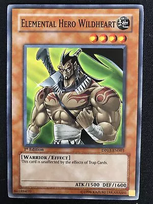 £2.89 • Buy Yugioh ELEMENTAL HERO WILDHEART DP03-EN003 1st Edition NM