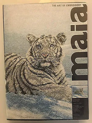 Maia SIBERIAN TIGER Counted Cross Stitch Kit - Sealed New In Box • $75