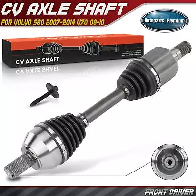 New Front Left CV Axle Assembly For Volvo S80 2007-2014 3.0L 3.2L V70 2008-2010 • $71.99