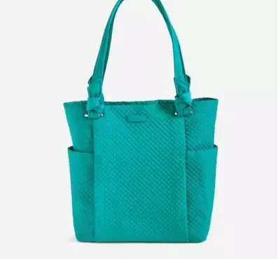 Vera Bradley Hadley Tote Bag Turquoise Sea NWT • $32.99