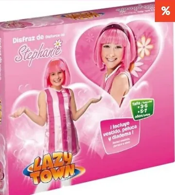 Lazy Town Stephanie Costume 5-7 Years Old • £19.99