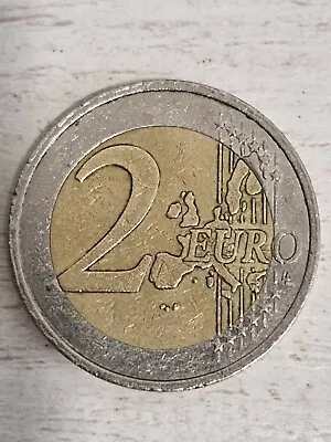 2 Euro Coin France 2002 Liberte Egalite Fraternite Misprint Decentered • $1500