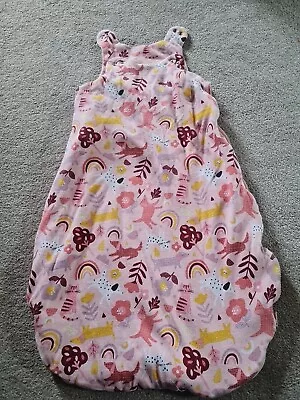 Girls Baby Sleeping Bag Aged 6-12 Months • £6