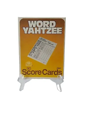 Vintage Word Yahtzee Score Cards Sheets • $10