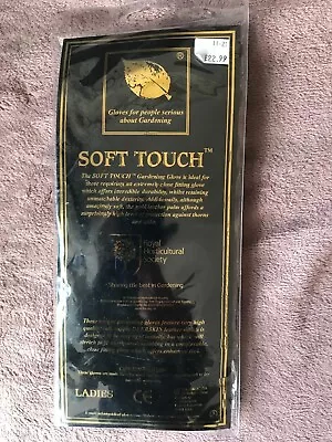 GENUINE GOLD LEAF SOFT TOUCH GARDENING Gloves Ladies • £19.95