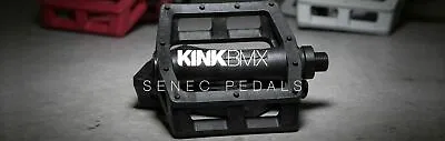 Kink Bikes Hemlock Black 9/16  3-piece Crank Bmx Bicycle Pedals • $67.10