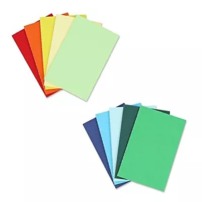 10 Pack A6 Notebooks Kraft Cover Colorful Rainbow Lined Pages 10 • £11.99