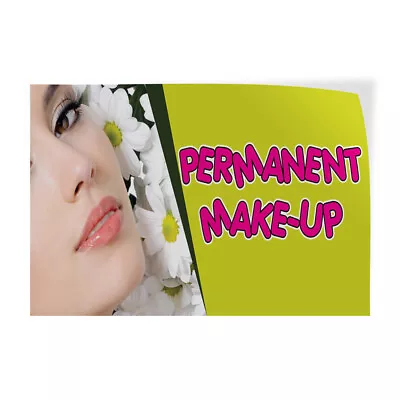 Decal Stickers Permanent Make-Up Advertising Printing B Vinyl Store Sign Label • $36.99