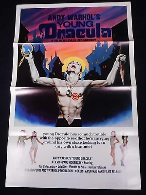 Andy Warhol's Young Dracula 1974 * Joe Dallesandro * Udo Kier * Movie Poster!! • £77.80