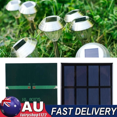 3W 2V Solar Panel Courtyard Lighting Outdoor Solar Panels DIY Charger Supplies • $9.99