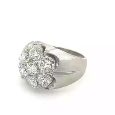 3Ct Round Lab Created Diamond Men's Cluster Engagement Ring 925 Sterling Silver • $102.19