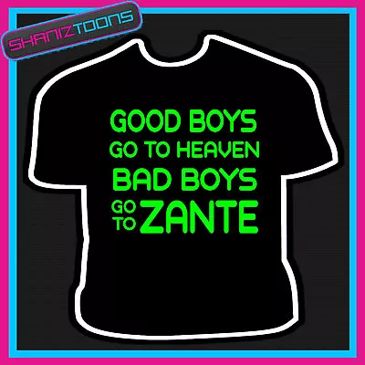 Zante Holiday Stag Do Party Mens Adults T Shirt • £9.49