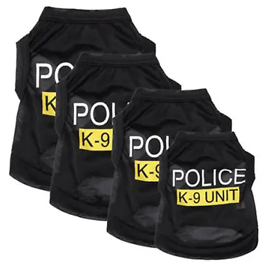 £4.49 • Buy Police K-9 Unit Security Dog T-Shirt - Sweater - Jumper Clothing Top Shirt Vest