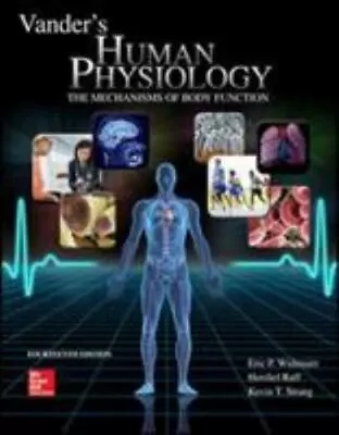 Vander's Human Physiology By Widmaier Eric Raff Hershel Strang Kevin • $18.09