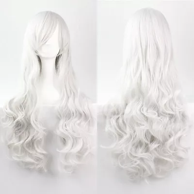 Hot 80cm Long Curly Wigs Fashion Cosplay Costume Hair Anime Full Wavy Party Wig • $10