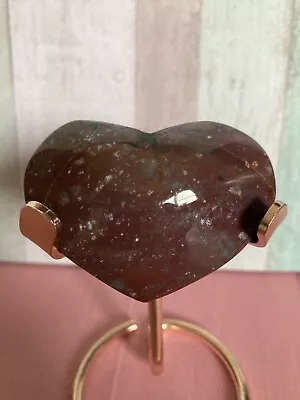 Ocean Jasper Heart Carving Crystals Meditation Gemstones 107g 63.5 Mm • £9