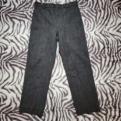 Vintage Woolrich Malone Heavy Wool Field Pants Size 36 Mens Heavy Duty Madeinusa • $88