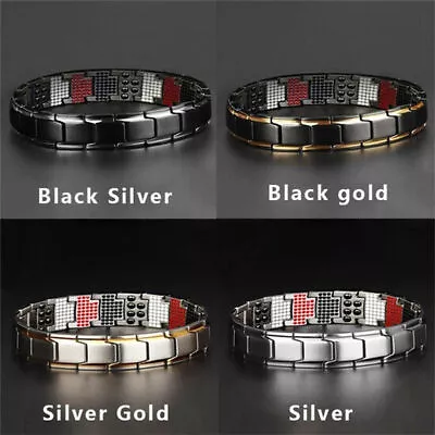 Therapeutic Energy Healing Magnetic Bracelet Therapy Arthritis Men Women Jewelry • $3