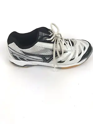 Mizuno Womens Wave Rally 5 Volleyball Shoes Size 9.5 White & Black Sneakers  • $14.88