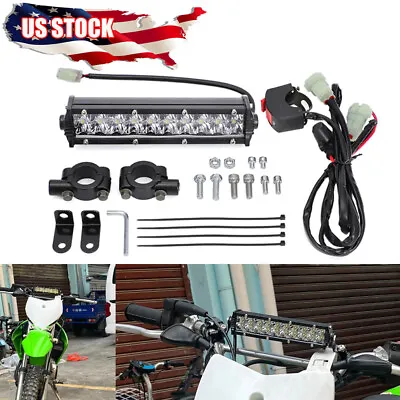 For Honda CRF110 CRF250F CRF450 XR100 CRF230F Headlight Light Bar Lighting Kit • $26.18