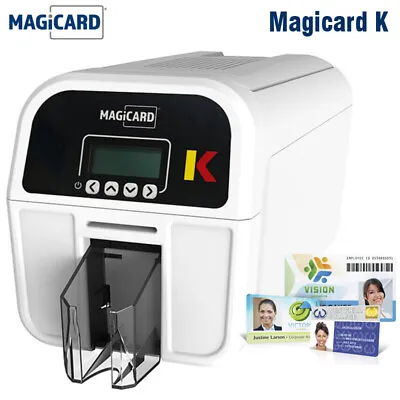 Magicard K Dual Sided ID Card Colour Printer USB Ethernet Industrial Printer • £1075.99