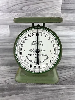 Vintage American Family Scale Green 25 66 Farmhouse Kitchen Decor Model 1906 • $69.60