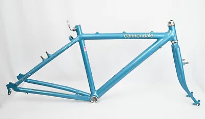 Vintage Cannondale SC300 Aluminum MTB Frame Set 16  USA Mountain 26  1985 Blue • $299.99