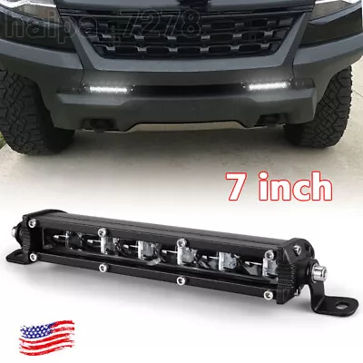 7inch Slim LED Work Light Bar Driving White Offroad Lamp Fog Spot Truck SUV ATV • $16.98