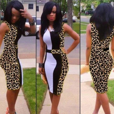 $0.99 • Buy Mix Color Sexy Fashion Bodycon Women Dress Sleeveless Dress Fit Leisure Slim