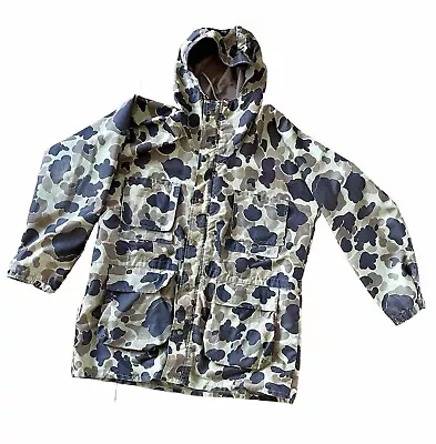 CABELA'S Men's Camo Hooded Lightweight Hunting Jacket Size XL USA-Preowned • $15