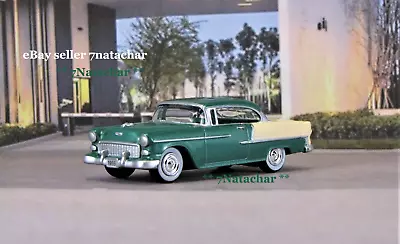 1955 55 Chevy Bel Air 210 Hardtop Classic Stock Model 1/64 Scale Limited Edit C1 • $17.99