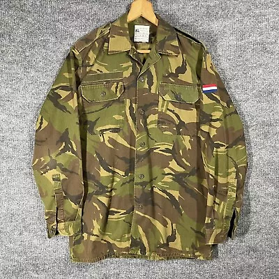 VINTAGE Netherland KL Seyntex Camo MILITARY Jacket DUTCH ARMY 8000/9500 Large • $28.48