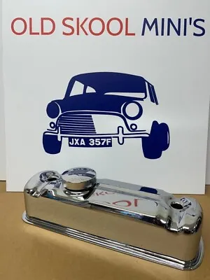 Classic Mini Chrome Rocker Cover Inc. Cap Austin Morris Cooper S A-series Rc2 • $92.85