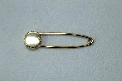 LINKS OF LONDON Ladies Narrative Gold Vermeil Safety Pin Charm NEW RRP150 • £22.50