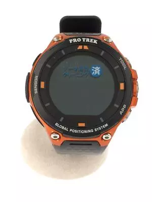 CASIO Pro Smart Digital Orange Wsd-F20 Black Fashion Wrist Watch From Japan • $1065.40