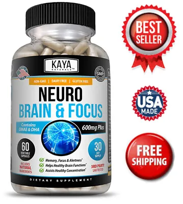 Brain Health & Memory Booster Focus Function Clarity Nootropic Supplement • $9.98