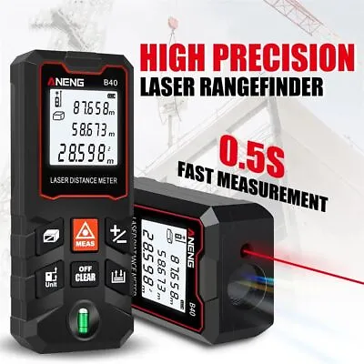 40/60M Laser Tape Measure Lasers Meter Profesional Lasers Distance Meter • £26.01