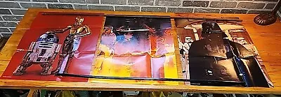 Vintage Star Wars Empire Strikes Back 1980 Promo Poster Set Of 3 Crisco • $30