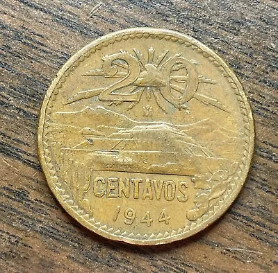 1944 Mexico 20 Centavos • $3.75