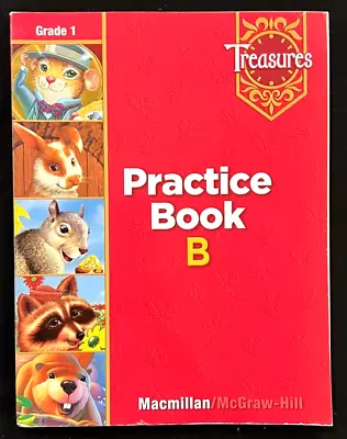 1st Grade - TREASURES - PRACTICE BOOK B  (Student Workbook)  (2006) • $22.99