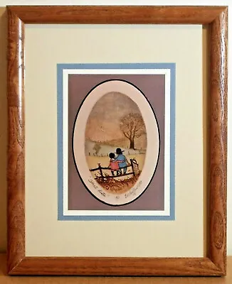 Ed Gifford Vintage Hand Colored Etching-hand Signed • $120