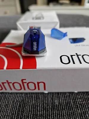 £170 • Buy Ortofon 2M Blue Moving Magnet Cartridge + Audio Technica Headshell 