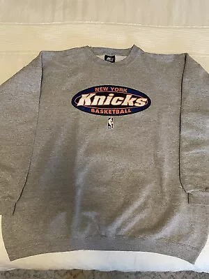 Vintage 90's Starter New York Knicks Pullover Sweatshirt Extra Large • $100