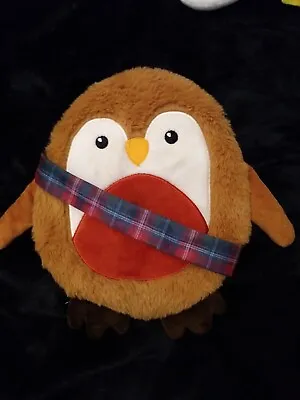 Robin Redbreast Fluffy Hand/Body Microwave Warmer 10  Tall • £8.50