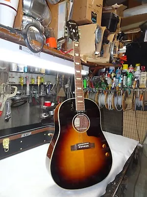 Epiphone EJ160E John Lennon Signature Acoustic Electric Guitar 3 Color Sunburst • $799.99